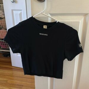 DARC SPORT ribbed cropped tee